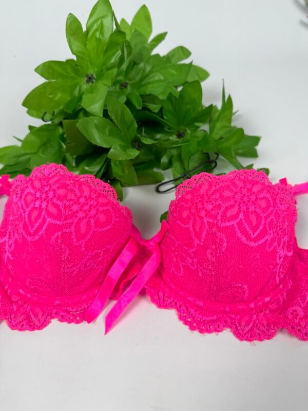 Hot Pink Bloom Bra