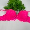 Hot Pink Bloom Bra