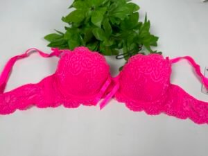 Hot Pink Bloom Bra
