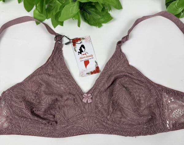 Mauve Net Bralette