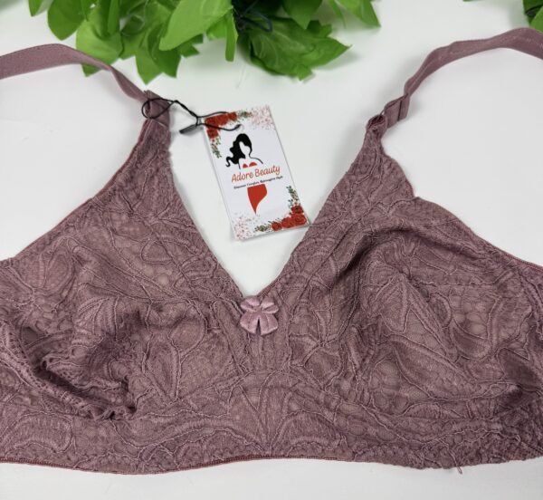 Mauve Net Bralette