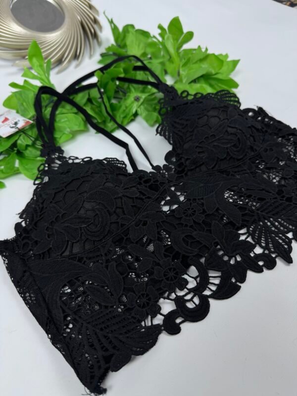 IMG_6098 Black Lace Bralette Top