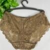 Golden Elegance Lace Panty