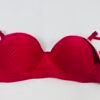 Maroon Seamless Half-Cup Bra