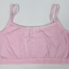 Pink Cotton Crop Top Bra