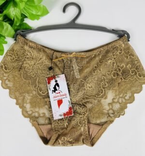 Golden Elegance Lace Panty