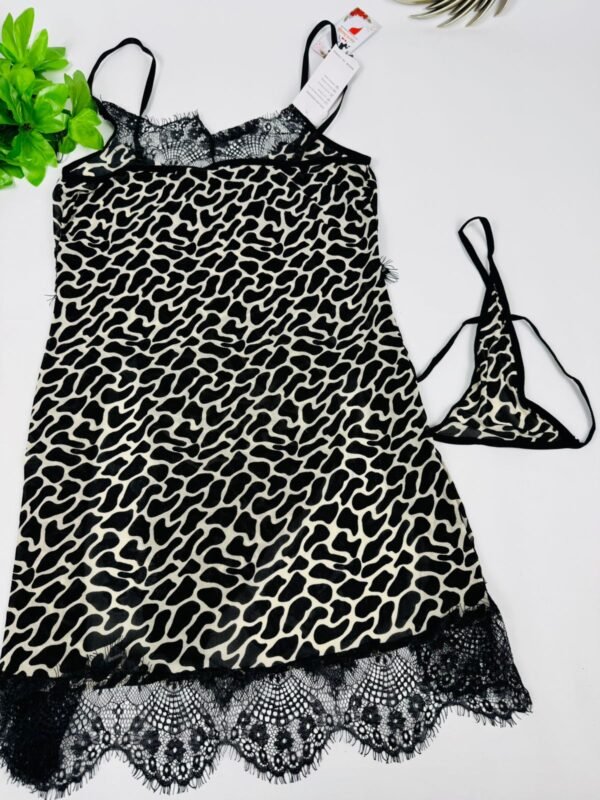 Leopard Print Lace Nightwear
